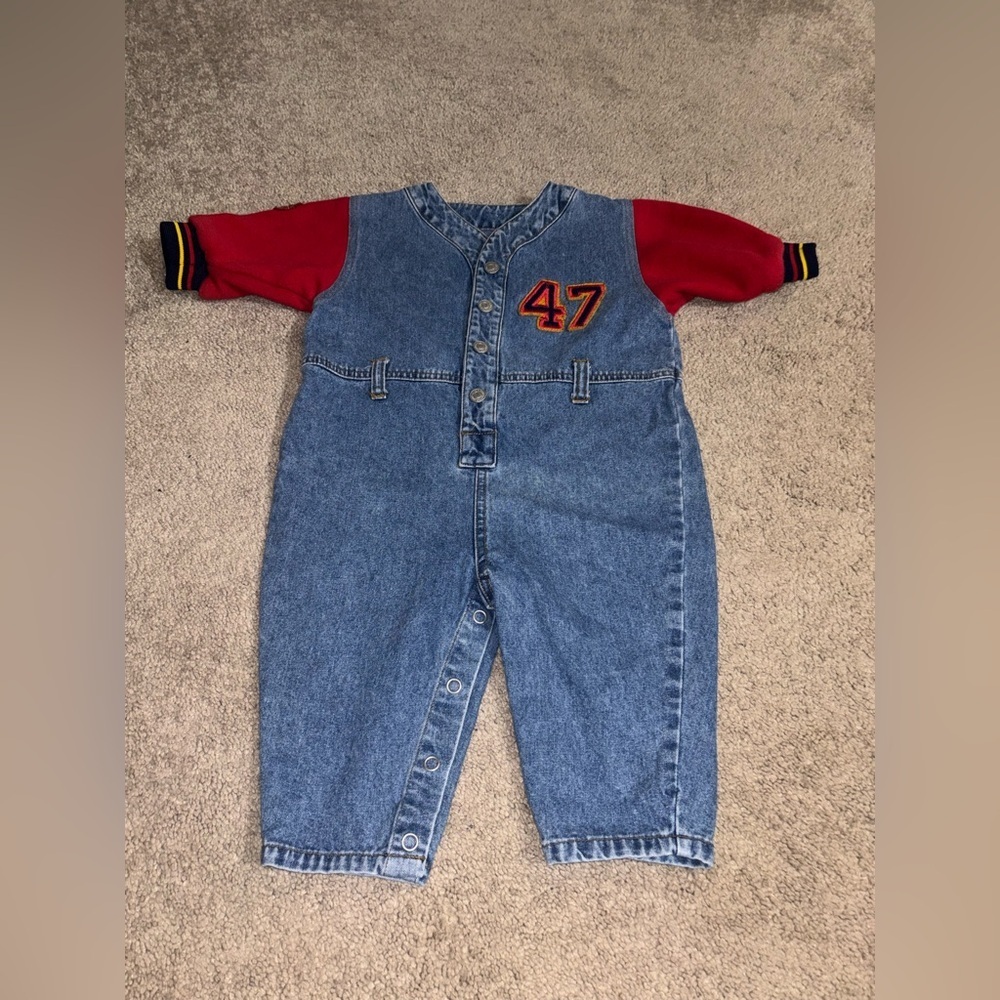Vintage Jordache Baby boy Romper Size 18 Months